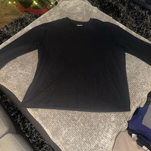 Fruit of the Loom Men's Black Long Sleeve Tee